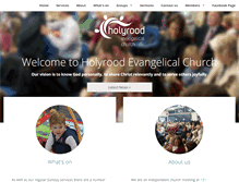 Tablet Screenshot of holyroodevangelical.org